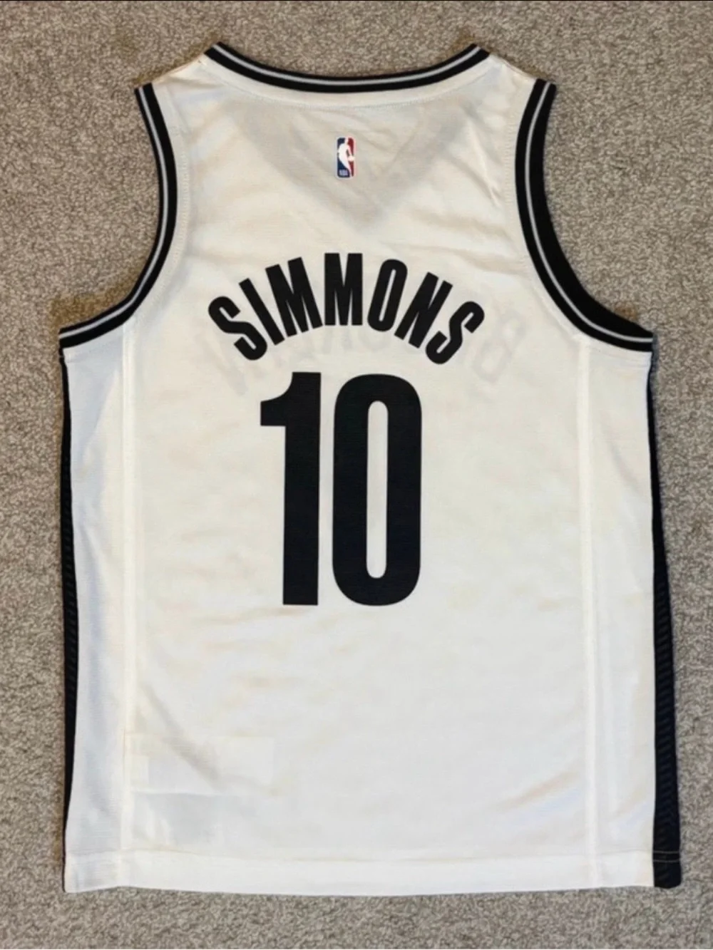 Brooklyn Nets Ben Simmons #10 Youth Jersey White NWOT